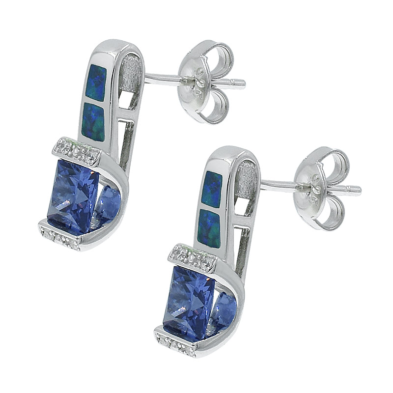opal earrings jewelry