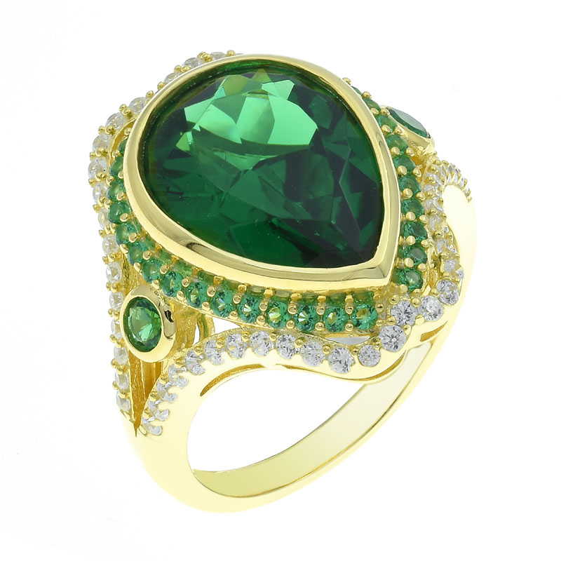 green nano ring for women