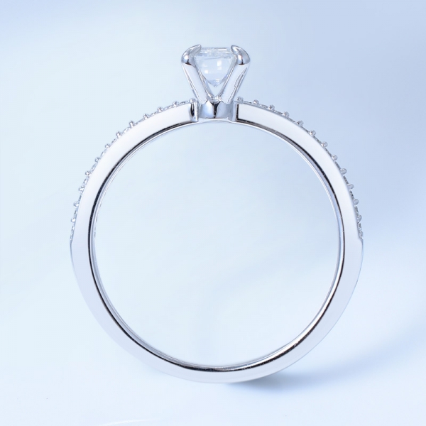 Kadınlar için 925 ayar gümüş açacağı nişan yüzüğü 